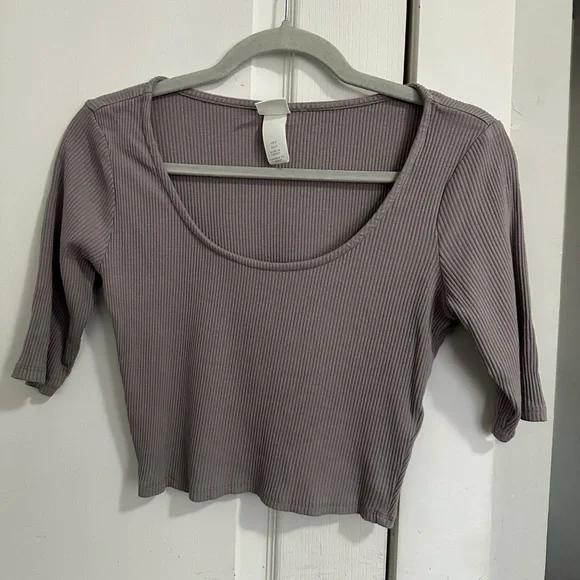H&M Ribbed Cropped Top - Picture 5 of 7